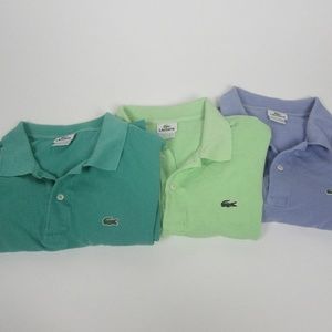 Lacoste Polo Lot 3 polos all size 8